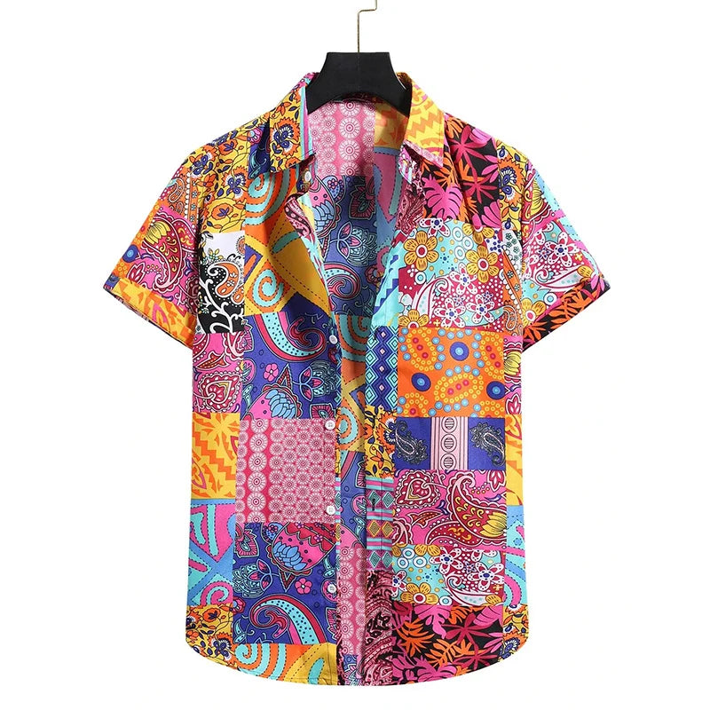 Summer 3D Graffiti Blossom Printed Shirts For Men Children Fashion Streetwear Long Sleeve T Shirt Unisex Hawaiian Shirts Blouses - Buy online at  Vibe In Cart.