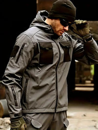 New Autumn WinterTactical Jackets Men Military Soft Shell Waterproof Windproof Hooded Jacket Outdoor Functional Multi-pockets - Buy online at  Vibe In Cart.