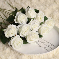 1/3/5/10/20pcs Roses Artificial Flowers Rose Flower Branch Artificial Red Roses Realistic Fake Rose for Wedding Home Decor - Buy online at  Vibe In Cart.