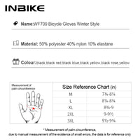 INBIKE Cycling Gloves for Men Women Warm Fleece Winter Biking Glove for Riding Bicycle Gloves Waterproof Touchscreen Accessories - Buy online at  Vibe In Cart.