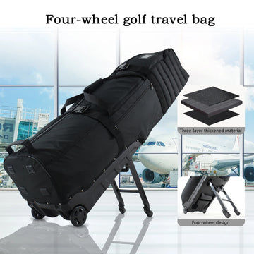 Large Capacity Golf Travel Bag, Golf Club Airline Protection, Padded Thickened Durable Material, Foldable, Multiple Storage Pock - Buy online at  Vibe In Cart.