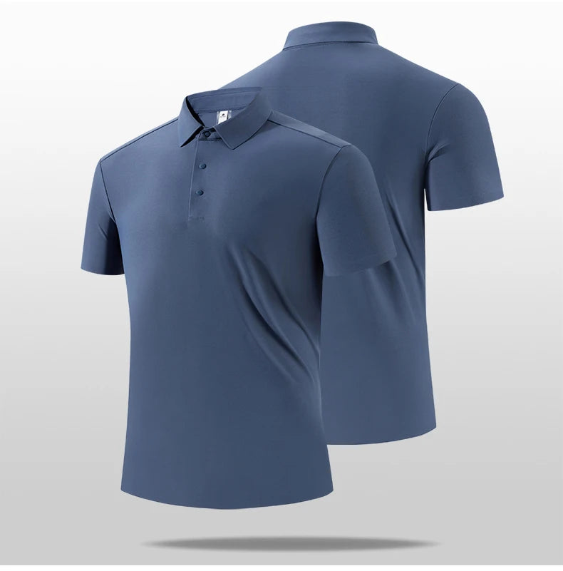 SBWL High quality gym new light fast dry elastic high quality outdoor sports golf running sports POLO shirt fashion casual shirt - Buy online at  Vibe In Cart.