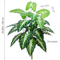 Artificial Calla Lily Fake Plant with Leaves, 60-107cm Plastic