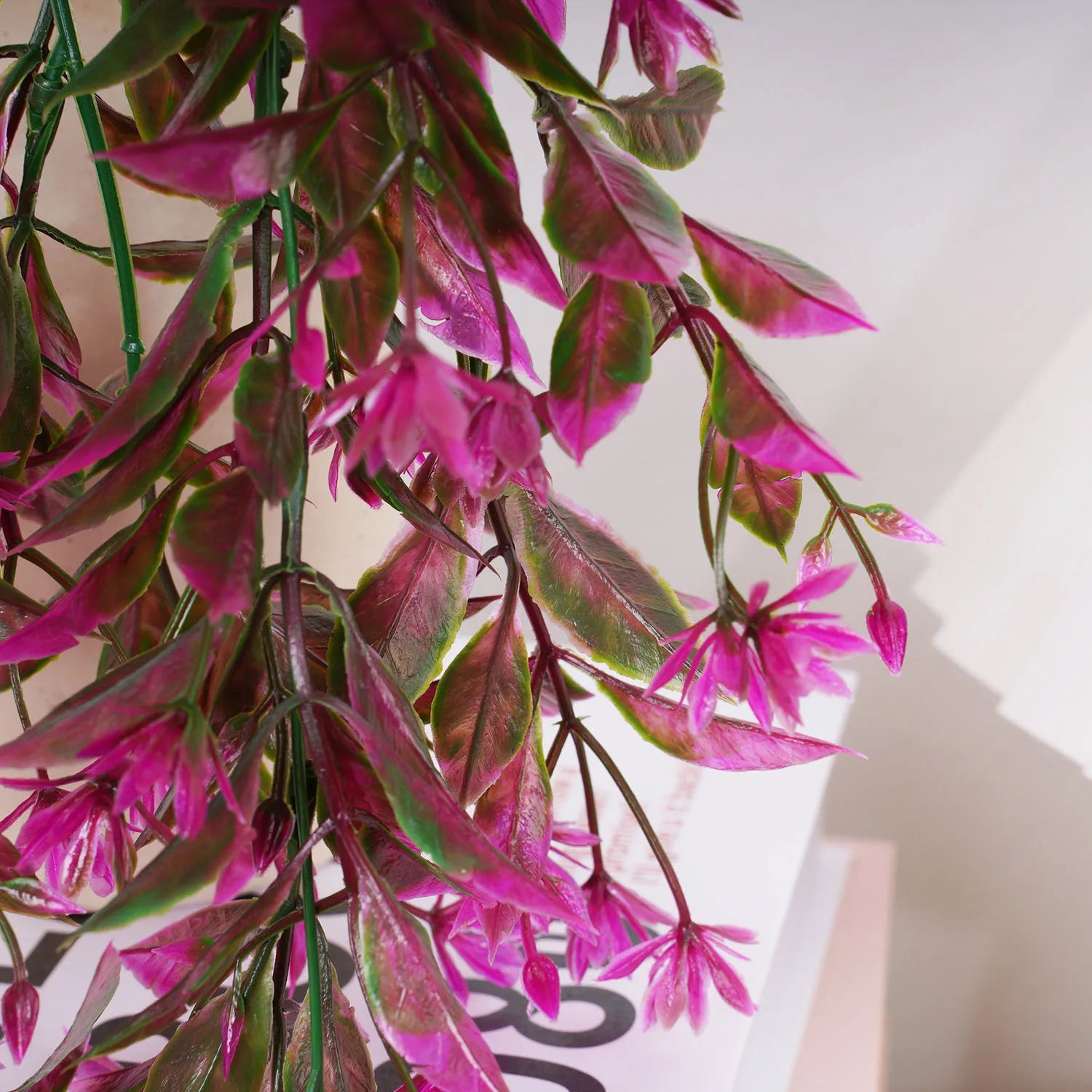 Artificial Plant Rattan Wall Hanging Vines Leaves Branches Plastic Fake Silk Leaf Green Plant Ivy Home Outdoor Garden Decor - Buy online at  Vibe In Cart.