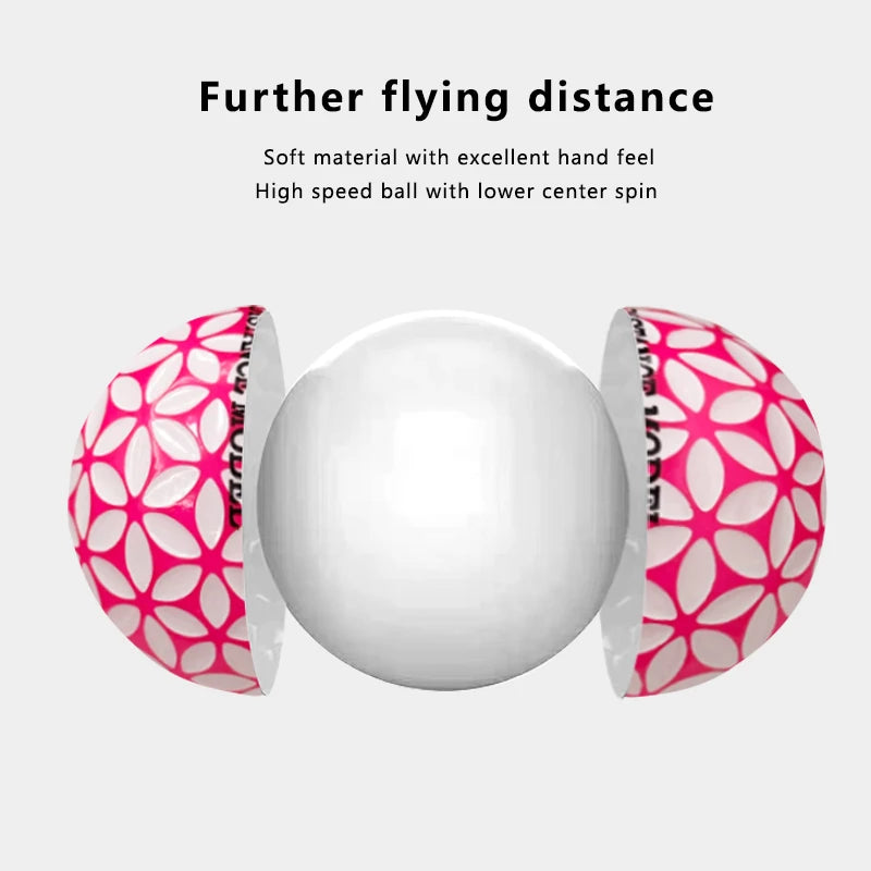 Set of 12 Two-Piece Distance Golf Balls for Women