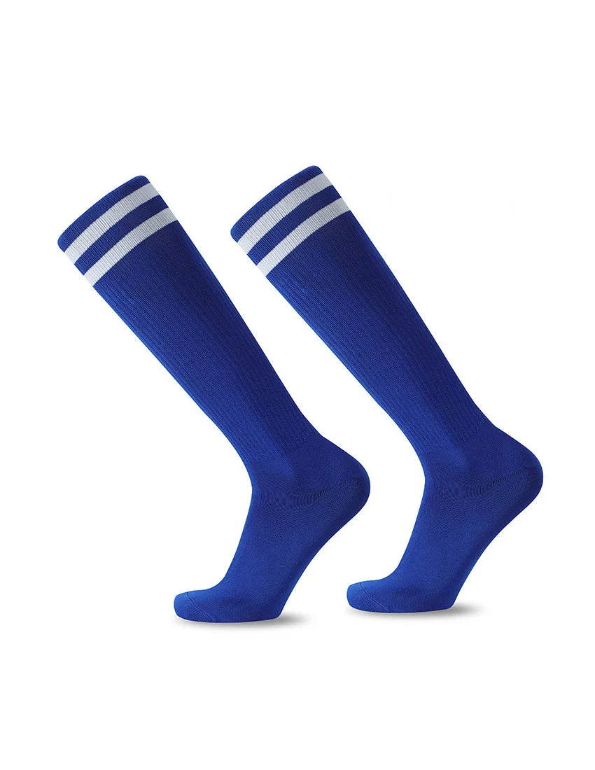 White Black Stripes Football Soccer Socks For Men Teenages Kids Boys Over the Calf Baseball Rugby Athletic Socks Women Girls - Buy online at  Vibe In Cart.