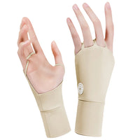 Women's Breathable Half Finger Ice Silk Golf Gloves