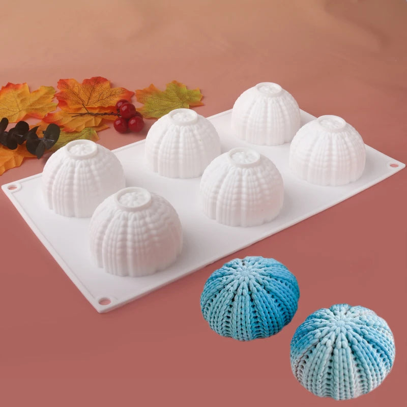 6 Cell Christmas Knitted Hat Design French Mousse Cake Mold Silicone Cake Mold Dessert Decorating Tools Kitchen Bakeware - Buy online at  Vibe In Cart.