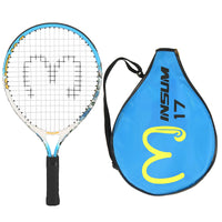Kids Tennis Racket 17-25 Inches Lightweight Aluminum Alloy with Cover Bag