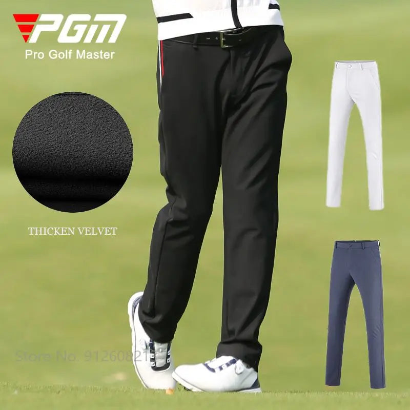 PGM Winter Golf Pants Men Waterproof Straight Sports Pants Male Thickened Fleece Thermal Trousers Man Casual Sweatpants - Buy online at  Vibe In Cart.