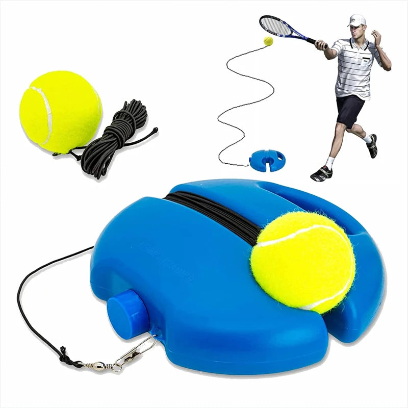 1set Improve Your Tennis Skills Anywhere With Rebound Balls And Elastic Rope Base - Perfect For Indoor And Outdoor Training - Buy online at  Vibe In Cart.
