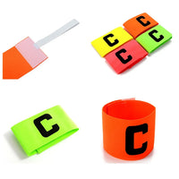 Football Captain Armband Non-Slip Adjustable Bright Colors