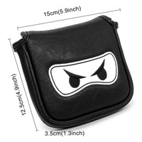 Leather Golf Club Headcover Set for Driver, Fairway, and Hybrid