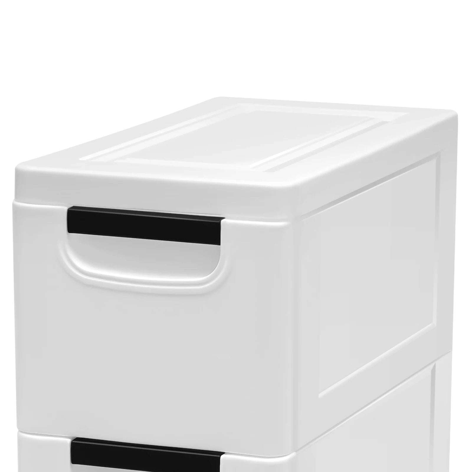 NEWEST White Storage Cabinet 20*40*84cm with Four Wheels and 5 Drawers Large Capacity for Storing Clothes, Towels, Toys - Buy online at  Vibe In Cart.