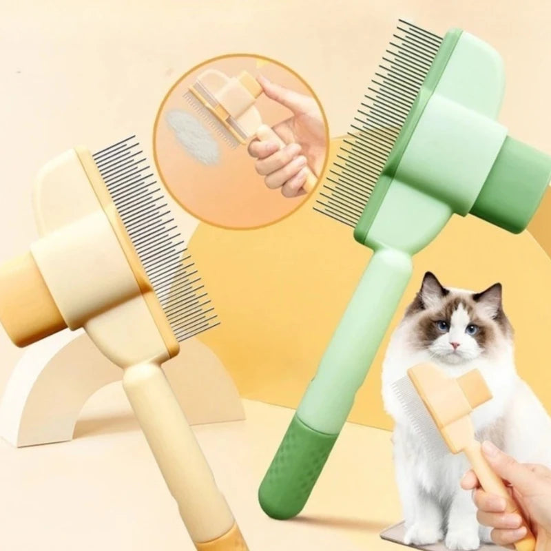 Pet Cat Comb Cat Dog Hair Remover Brush Cat Hair Grooming And Care Comb For Long Hair Dog Pet Brush Hair Removal Cleaning Tool - Buy online at  Vibe In Cart.
