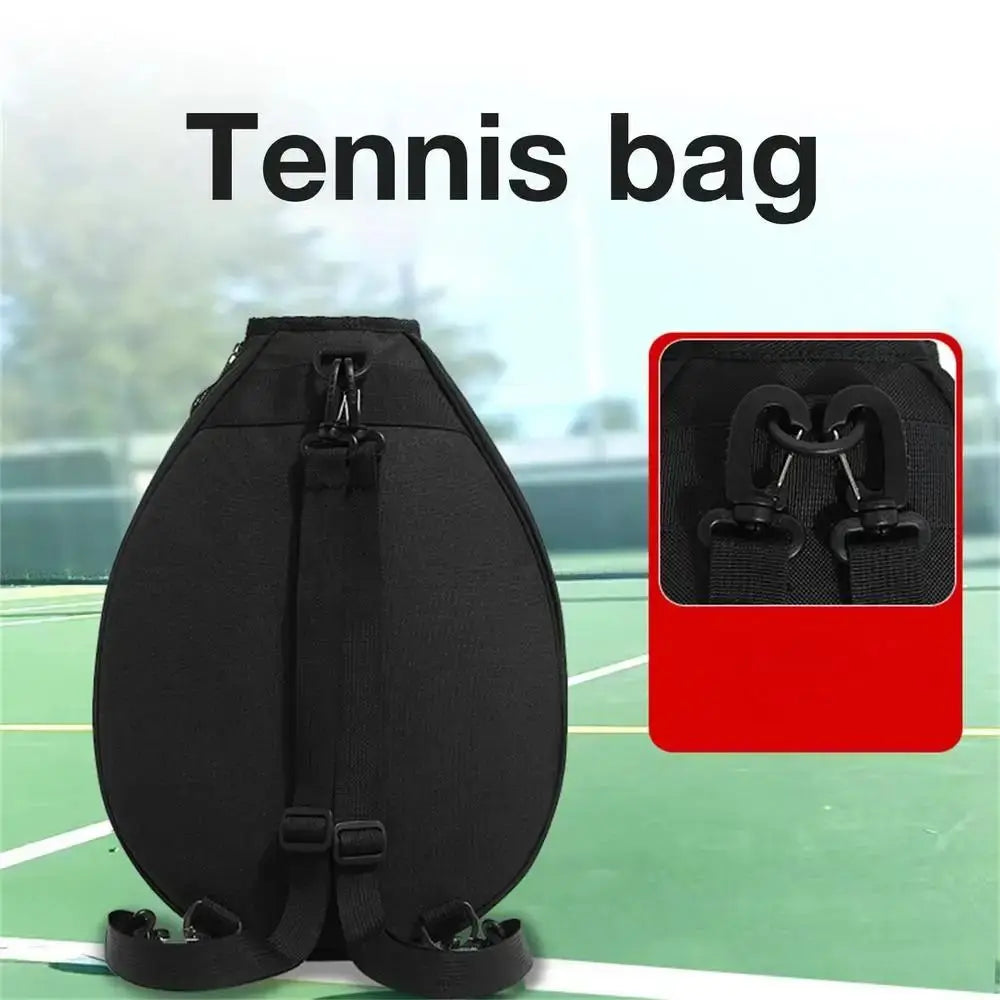 Large Capacity Tennis Rackets Bag Zipper Closure Adjustable Strap Racquet Backpack Professional Waterproof Racquet Sports Bag - Buy online at  Vibe In Cart.