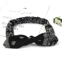 New Boho Women Soft Solid Print Headbands Vintage Cross Knot Elastic Hairbands Turban Bandanas Girls Hair Bands Hair Accessories - Buy online at  Vibe In Cart.