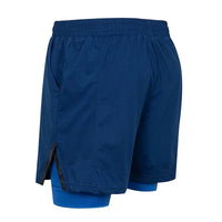Men's Quick Dry 2 in 1 Polyester Training Sports Shorts