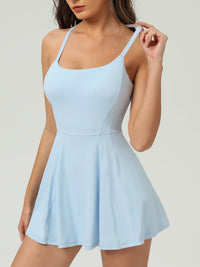 Ice Sensation Tennis Dresses Women Summer Breathable Slim Sport Active Dresses Outdoor Soft Yoga Golf  Workout Clothes 2025