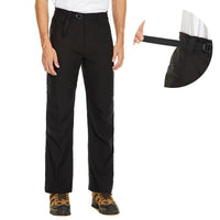 Lightbare Men's Stretch Hiking Golf Cargo Pants UPF 50+ Cropped with Roll-Up Leg Snaps Water Resistant Straight Fit - Buy online at  Vibe In Cart.