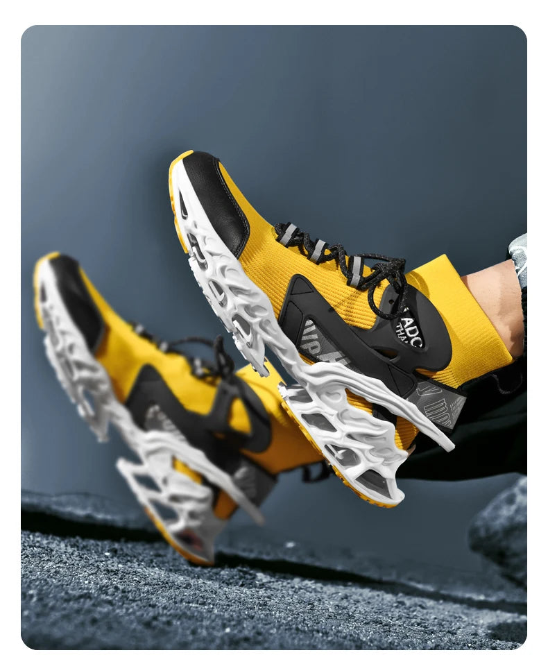 Men's Breathable Walking Tennis Running Shoes Blade Fashion Sneakers - Buy online at  Vibe In Cart.