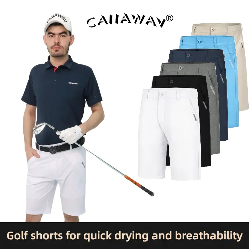CAIIAWAV Golf Men's Shorts Summer Refreshing Breathable Comfortable Cotton Casual Clothing Sports - Buy online at  Vibe In Cart.