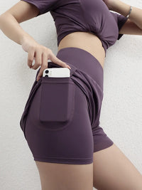 Women Gym Yoga Workout Shorts Athletic High Waisted Shorts Running Girls Dancing Golf Tennis Short With Pockets - Buy online at  Vibe In Cart.