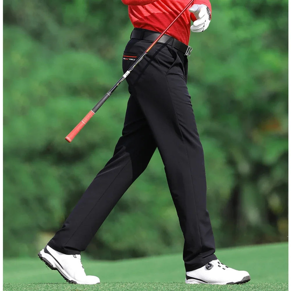 PGM Men Golf Pants Spring Autumn High Elastic Sports Wear-resistant Golf Tennis Trousers KUZ052 Slim Fit Soft Male Pants - Buy online at  Vibe In Cart.