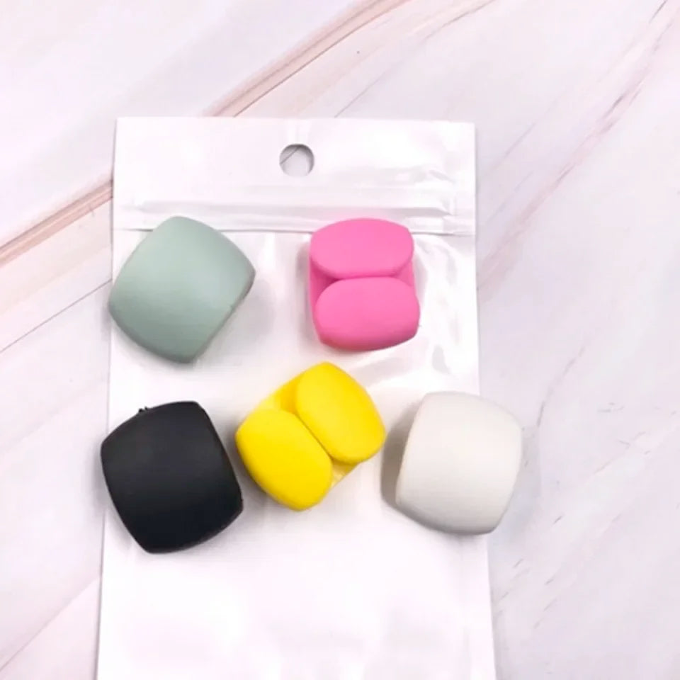 Silicone Adhesive Cable Clips for Wire Management, 3x2.3cm, 5-20 Pack