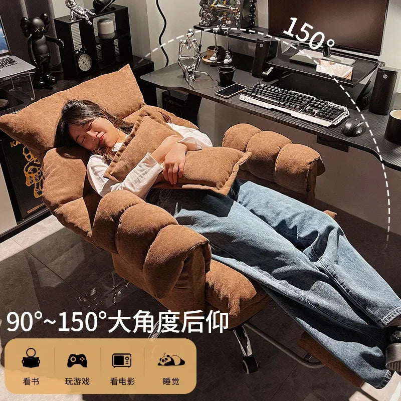 Comfortable Long-term Sofa Chair, Gaming Chair, Bedroom Desk Chair, Home Study Office Stool, Soft and Comfortable - Buy online at  Vibe In Cart.
