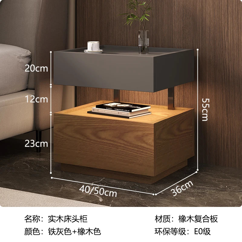 Modern Moroccan Bedside Table with Storage