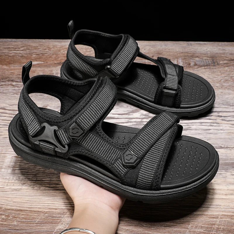 2025 Summer Men Sandals Fashion Leisure Beach Holiday Sandals for Mens Lightweight Shoes New Outdoor Comfortable Casual Sandalie - Buy online at  Vibe In Cart.