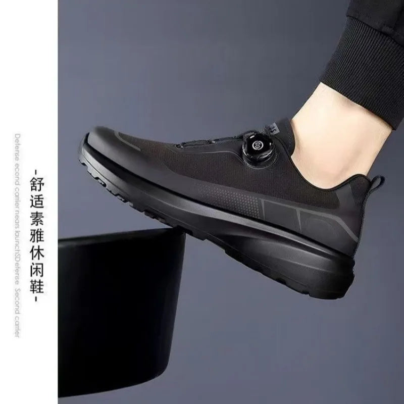 Original New Men Rotating-button Driving Sneakers Platform Casual Walking Shoes Outdoor Wear-resistant Running Sports Shoes Plus - Buy online at  Vibe In Cart.