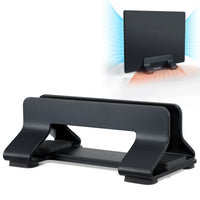Vertical Adjustable Aluminum Laptop Stand with 0.35-1.6 Inch Width