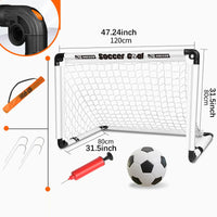 Kids Soccer Goal with Ground Nails with Ball Folded Football Goal Kids Toy Football Gate for Park Games Backyard Garden Children - Buy online at  Vibe In Cart.