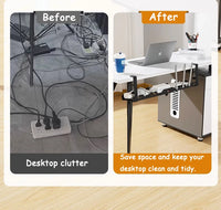 Telescopic Under Desk Metal Cable Management Tray for Home Office