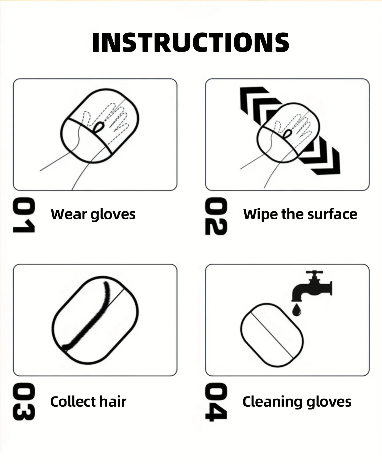 2-Piece Pet Hair Removal Gloves – Double-Sided Cat Brushes, Anti-Shedding Grooming Gloves, Hair Control Care Tools - Buy online at  Vibe In Cart.