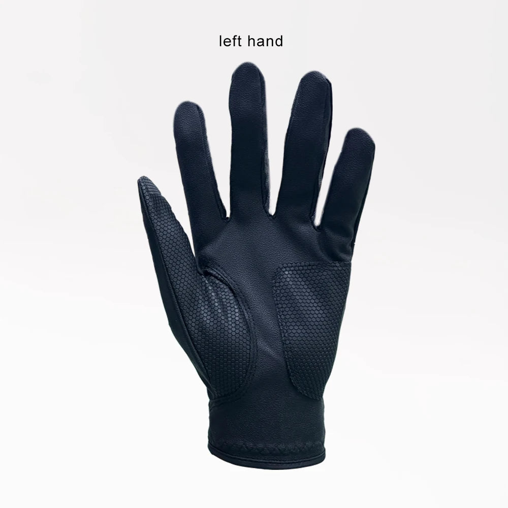 1 PU leather high performance golf glove all weather - black - left/right - Buy online at  Vibe In Cart.