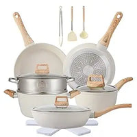 16PCS  Pots and Pans Set Non Stick Cookware Set Nonstick with Cooking SetAnd 21-piece sets are available for selection - Buy online at  Vibe In Cart.