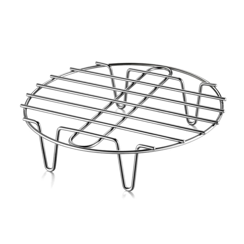 Stainless Steel Cookware Steamer Rack Cooking Baking Pot Stand Airfryer Grill Food Accessories Kitchen Steaming Racks - Buy online at  Vibe In Cart.