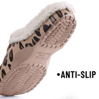 Waterproof Plush Lined Slippers for Indoor and Outdoor Use