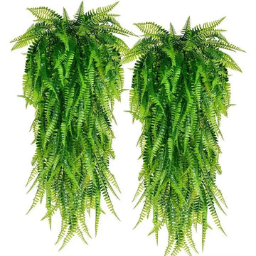 Artificial Fern Grass Persian Leaves Hanging Vines Simulation Greenery Home Decor Lifelike Indoor Plants Wall Room Decoration - Buy online at  Vibe In Cart.