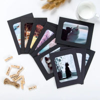 10Pcs DIY Craft Paper Photo Frame With Clips and Rope Wall Photo Frame Hanging Picture Album Home Decor Wedding Happy Birthday - Buy online at  Vibe In Cart.