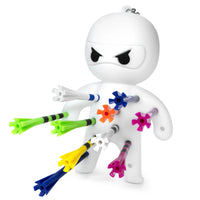 Soft Silicone Golf Tees Holder with Keychain and 10 Tees