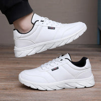 New Men's Sneakers Fashion Leather Men's Casual Shoes Outdoor Jogging Training Shoes High-Quality Comfortable Men's Shoes - Buy online at  Vibe In Cart.