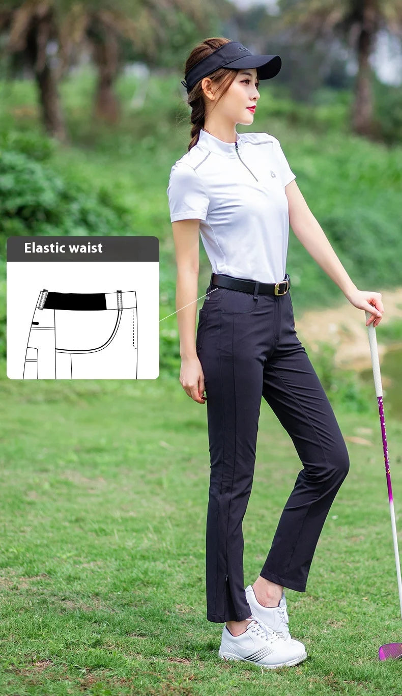 PGM KUZ072 Golf Pants, Women's Pants, Summer Clothing, Slim-fitting Ball Pants, Sports Women's Pants - Buy online at  Vibe In Cart.
