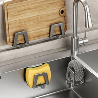 4/1pcs Stainless Steel Sponge Holder Self Adhesive Sink Drain Drying Sponges Racks Shelf Kitchen Storage Wall Holders Organizer - Buy online at  Vibe In Cart.