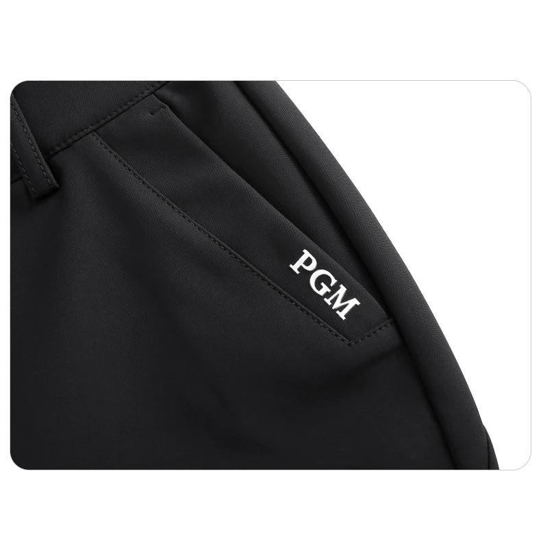 Women's High Waist Fleece Golf Pants Windproof Flared