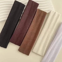 Four Seasons Solid Sports Headbands For Women Fitness Running Yoga Solid Color Elastic Hairbands Stretch Makeup Hair Accessories - Buy online at  Vibe In Cart.