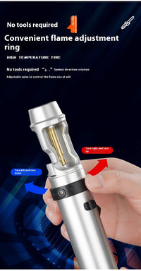 Powerful Metal Gas Lighter Windproof Kitchen Cooking Torch Flame Jet Barbecue Smoking Accessories Cigar Lighters Men's Gift - Buy online at  Vibe In Cart.